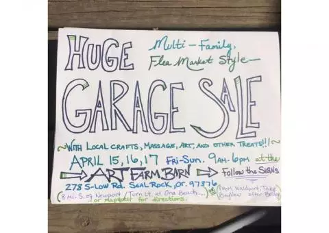 Huge multi family garage sale