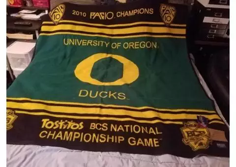 Oregon Ducks wool blanket ny Pendleton